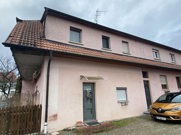 Maison mitoyenne, terrasse 68490 Ottmarsheim