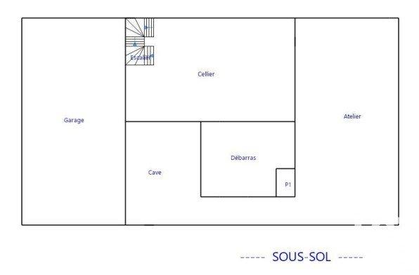 Maison 3 pièces de 72 m² à Le Pellerin (44640)