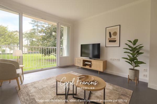 Appartement 3 pièces - 59 m² Exclusivité efficity