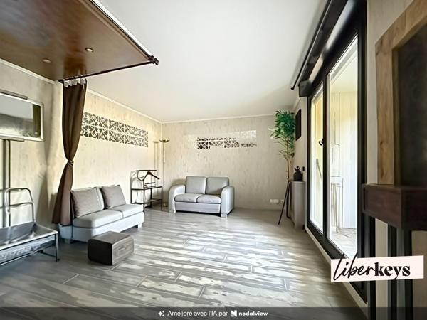 ANTIBES – 2 PIÈCES AVEC TERRASSE, JARDIN PRIVATIF DE 100 M² ET PARKING