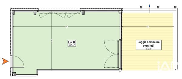 Immeuble à vendre 38,5 m² Soorts-Hossegor