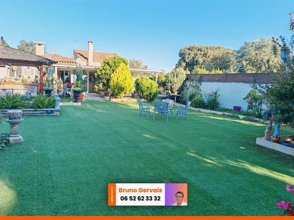 Maison à vendre à Balaruc-le-Vieux, années 80, avec jardin, piscine et vue dégagée