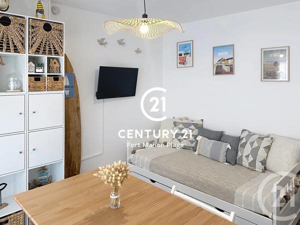 Appartement Studio Cabine à vendre  1 pièce - 25 m 2   FORT MAHON PLAGE  - 80