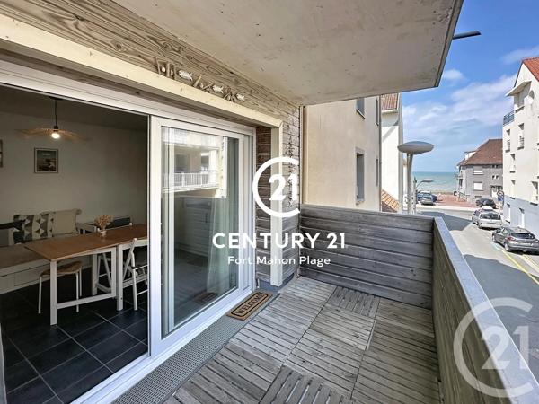 Appartement Studio Cabine à vendre  1 pièce - 25 m 2   FORT MAHON PLAGE  - 80