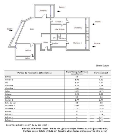 Appartement à vendre 4 pièces 80 m² Rosny-sous-Bois
