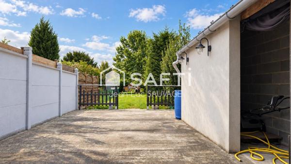 Maison 100 m², 3 chambres et beau jardin