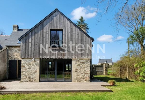 Maison en pierres rénovée à vendre à Elven - Campagne, confortable et spacieuse