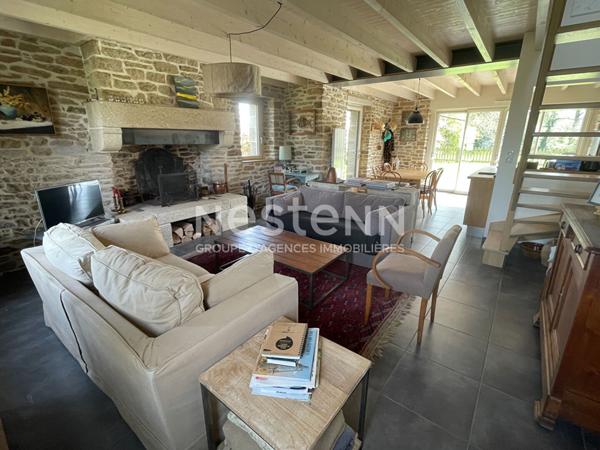 Maison en pierres rénovée à vendre à Elven - Campagne, confortable et spacieuse