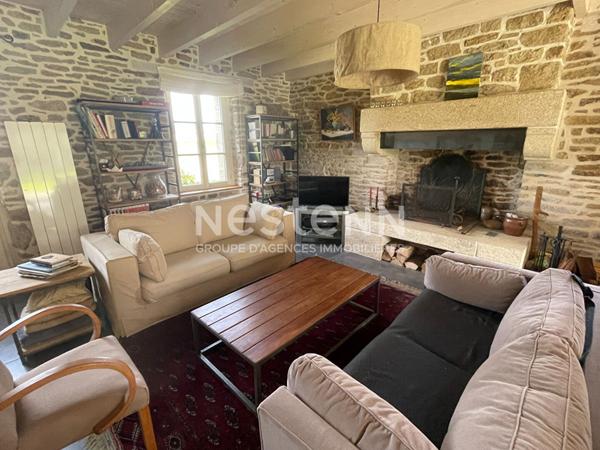 Maison en pierres rénovée à vendre à Elven - Campagne, confortable et spacieuse
