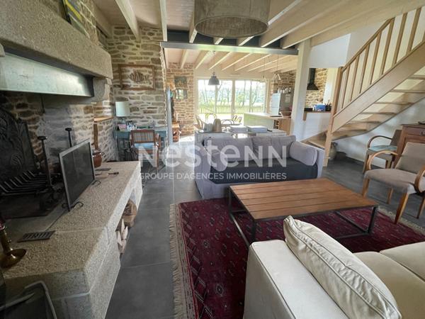 Maison en pierres rénovée à vendre à Elven - Campagne, confortable et spacieuse