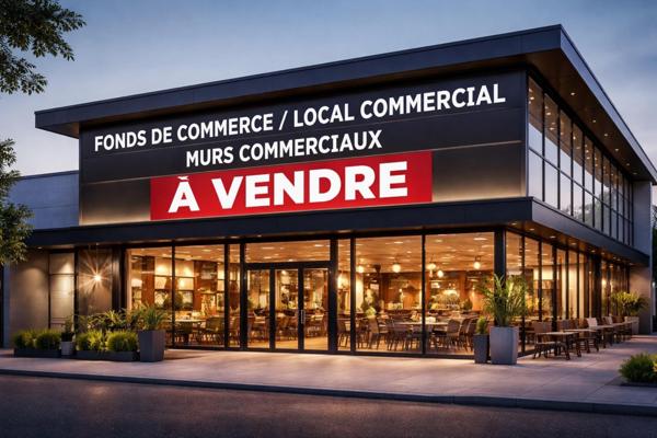 Fonds de commerce / Droit au bail / murs commerciaux 300 m²