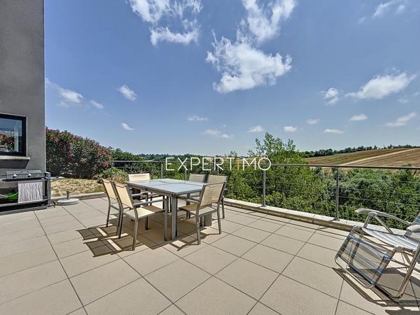 Nailloux (31560) Maison Contemporaine à Nailloux 5 pièces, 153 m² env. avec sous-sol complet et terrasses sise sur une parcelle