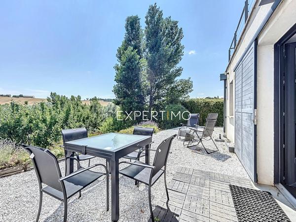 Nailloux (31560) Maison Contemporaine à Nailloux 5 pièces, 153 m² env. avec sous-sol complet et terrasses sise sur une parcelle