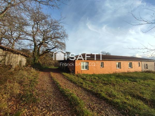 MAISON DE  CAMPAGNE  AU CALME AVEC 10 HECTARES