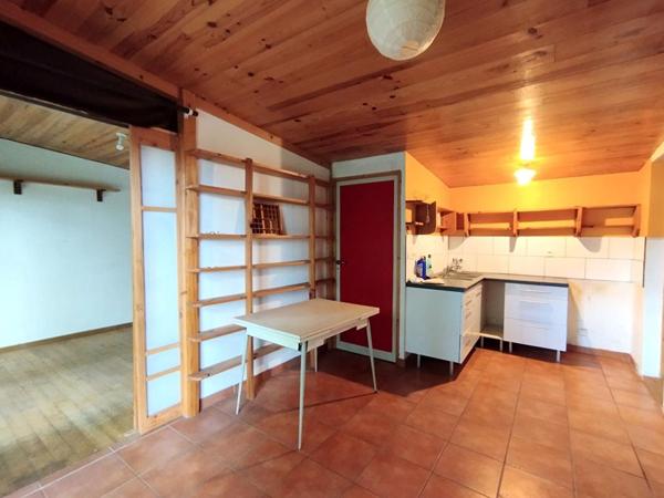 Maison 49m² sur terrain arboré (629m²), Nantes, quartier Gachet - Chantrerie