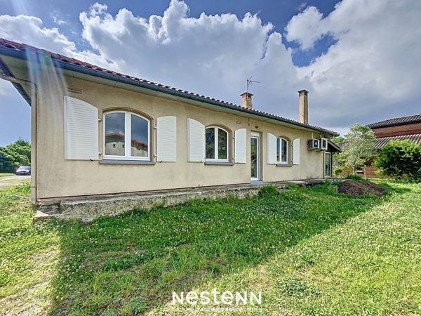 A VENDRE - LARDENNE - TOURNEFEUILLE - Maison T5 de 95m² de plain pied avec veranda et jardin