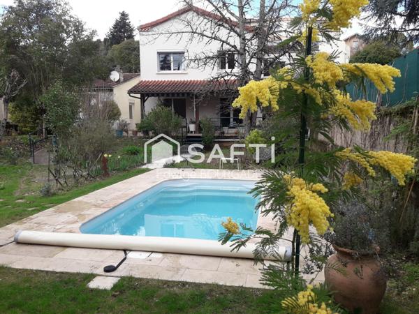 Cahors centre maison avec gîte et piscine