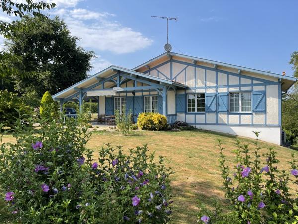 Maison landaise T4 sur sous sol complet sur terrain 1447 m²