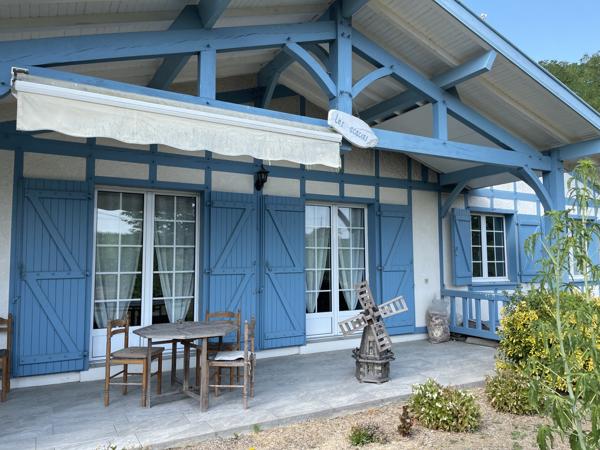 Maison landaise T4 sur sous sol complet sur terrain 1447 m²