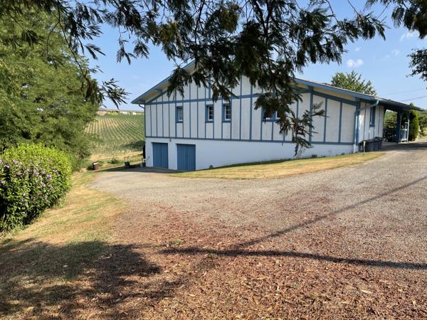 Maison landaise T4 sur sous sol complet sur terrain 1447 m²