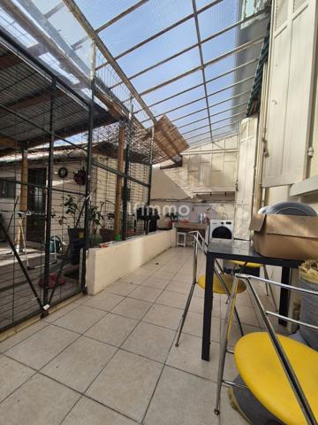 Maison 77M2 + 29 M2 sous-sol 450M2 terrain 13008 Mazargues