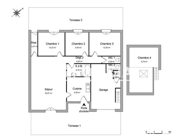 Location Maison 4 pièces 92.65 m² - 6 RUE DE LA SOURCE Serignan 34410