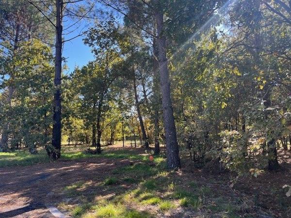 Gujan-Mestras : Situation exceptionnelle, terrain arboré et viabilisé de 800 m2 !