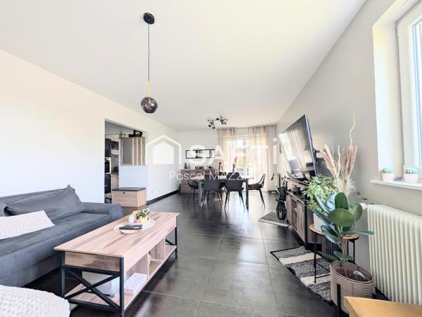 3P de 77,20m² avec terrasse, cave et garage