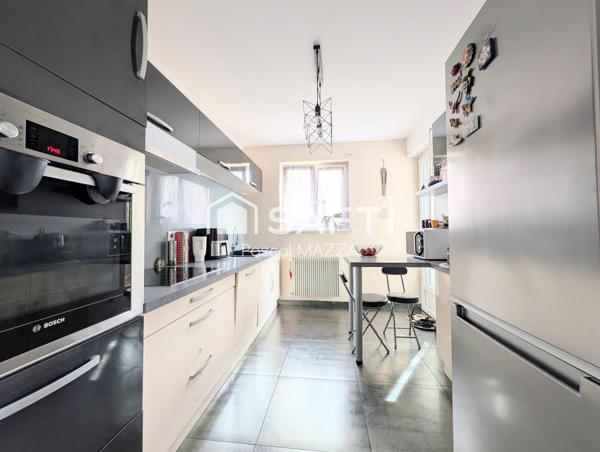 3P de 77,20m² avec terrasse, cave et garage