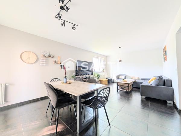 3P de 77,20m² avec terrasse, cave et garage