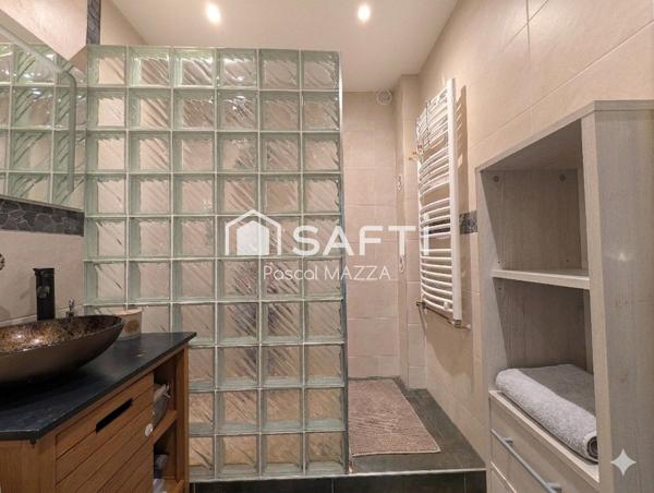 3P de 77,20m² avec terrasse, cave et garage