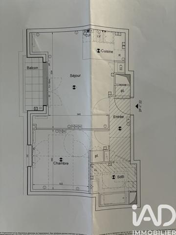 Appartement à vendre 2 pièces 46 m² Colombes