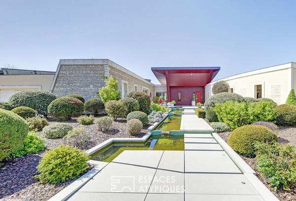 Élégance et sérénité : demeure d’exception aux portes de Paris