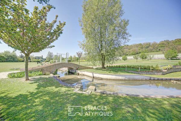 Élégance et sérénité : demeure d’exception aux portes de Paris