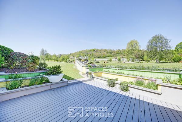 Élégance et sérénité : demeure d’exception aux portes de Paris