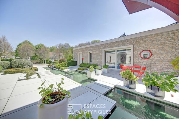 Élégance et sérénité : demeure d’exception aux portes de Paris