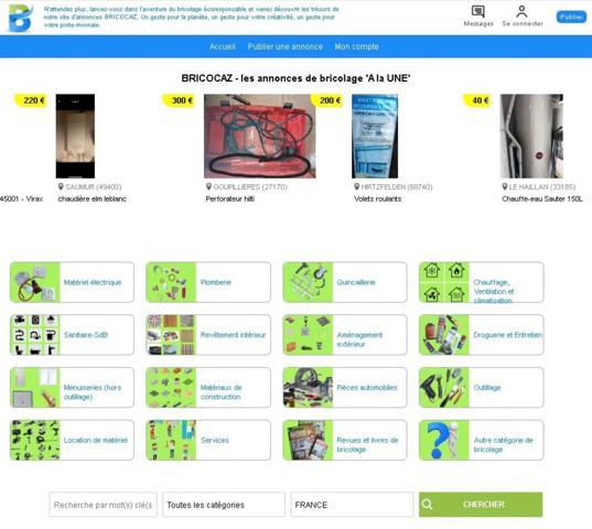Marketplace bricolage active – à vendre