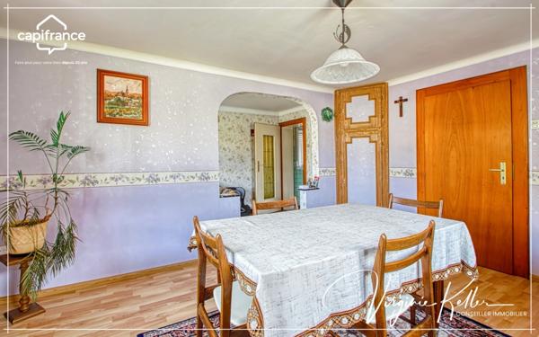 Maison Individuelle de 110 m² à vendre à FEGERSHEIM (67) - Terrain de 440 m² - Dépendance
