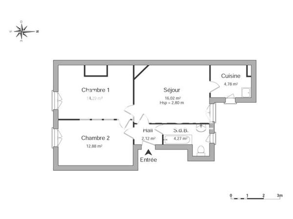 Location Appartement 3 pièces 54.36 m² - 16 RUE PLISSON Saint Mande 94160