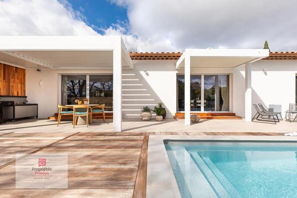 villa de plain-pied  4 pièces avec piscine proche fayence