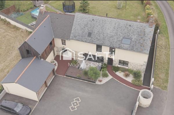LONGERE 242 m² – 6 CHAMBRES – GRAND TERRAIN – GUIPEL