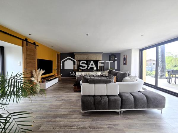 LONGERE 242 m² – 6 CHAMBRES – GRAND TERRAIN – GUIPEL