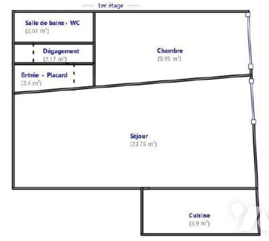 LOURMEL - Appartement 2 pièces 