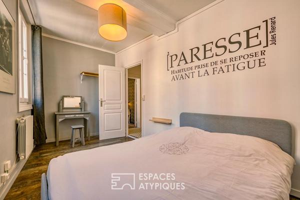 Duplex inversé dans un ancien bâtiment professionnel