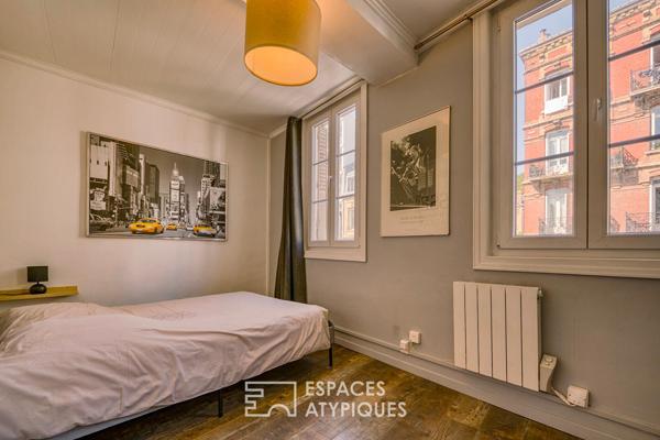 Duplex inversé dans un ancien bâtiment professionnel