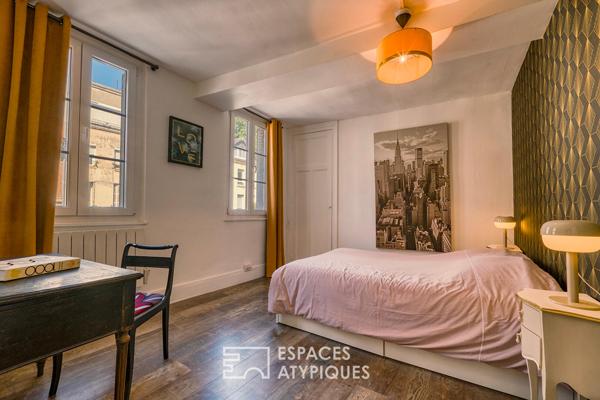 Duplex inversé dans un ancien bâtiment professionnel