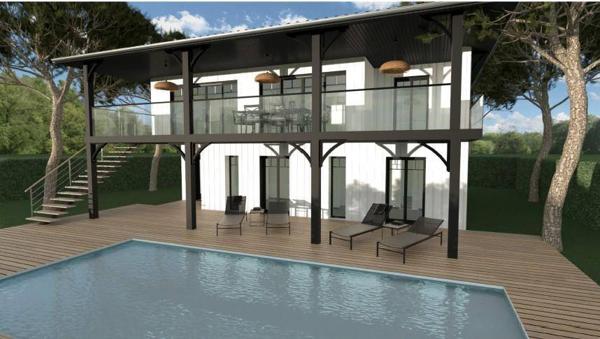 Villa contemporaine proche plage au Pyla-sur-Mer