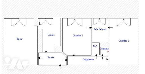 Dans une résidence sécurisée avec gardienne et ascenseur, découvrez ce charmant appartement de ...