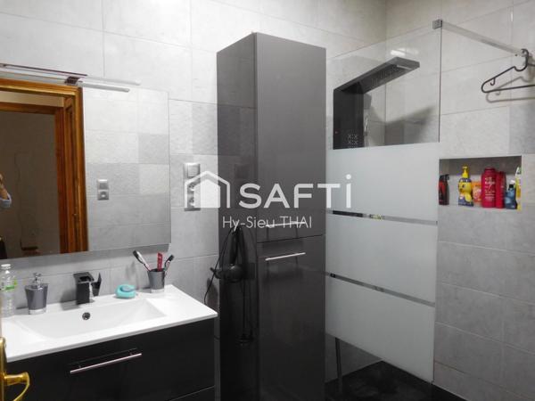 Maison Habitation (108 m2), 3 chambres, grande Terrasse, Garage et Local Commercial (130 m2)