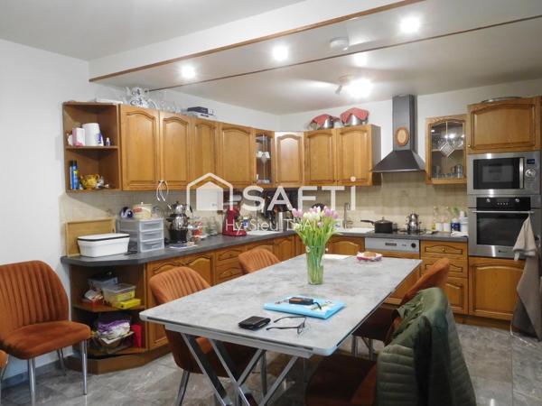 Maison Habitation (108 m2), 3 chambres, grande Terrasse, Garage et Local Commercial (130 m2)